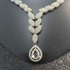 Radiant Cubic Zirconia Necklace & Earring Set – Party & Occasion Wear