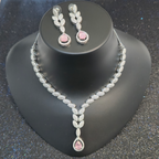 Elegant Pink Cubic Zirconia Floral Kada – Wedding & Party Collection