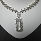 Elegant Cubic Zirconia Necklace & Earring Set – Timeless Party Collection