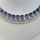 Exquisite Purple Cubic Zirconia Necklace – Modern Party Collection