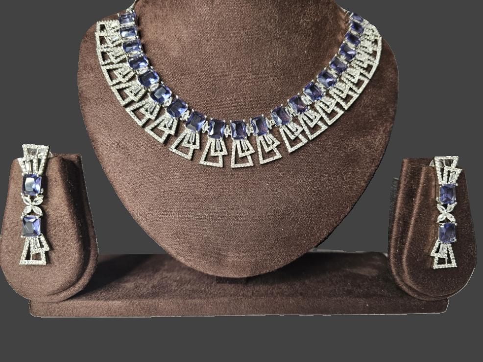 CZ NE0008 NECKLACE WITH EARRING