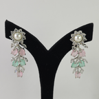 Elegant Multicolor Cubic Zirconia Half-Set – Wedding & Party Collection