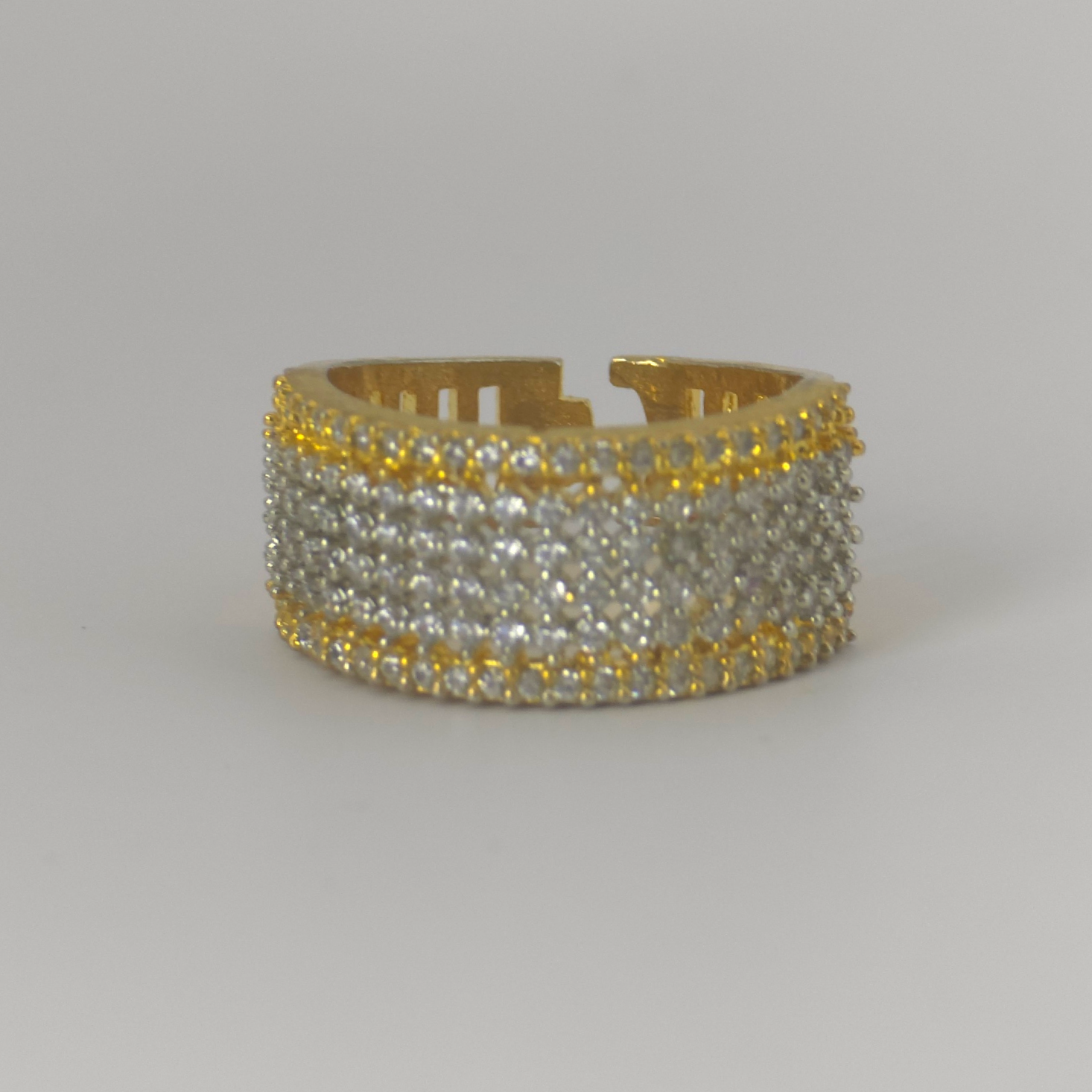 Elegant Cubic Zirconia Silver Ring for Office & Party Wear