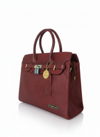 Maroon Hermes Handbag