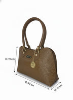 Camel Croc Full Zip Bunny Handbag