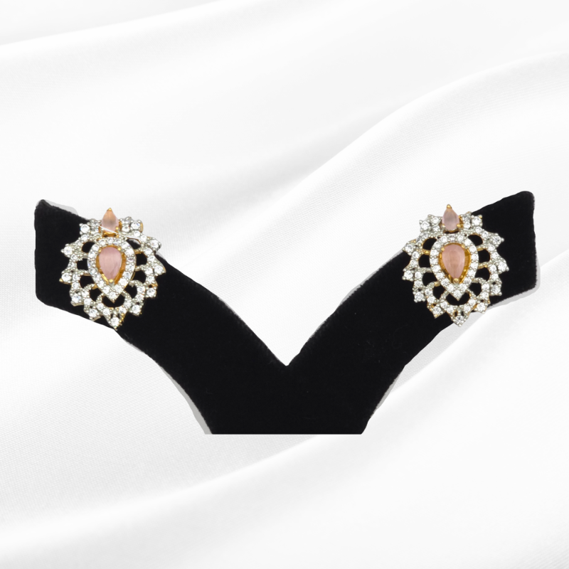 Elegant Pink Cubic Zirconia Earrings – Everyday & Occasion Wear