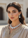 Elegant Silver Cubic Zirconia Jewelry Set – Timeless Casual & Party Wear