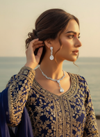 Elegant Cubic Zirconia Half-Set – Party & Occasion Wear Collection