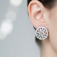 Elegant Silver Cubic Zirconia Earrings – Wedding & Festive Collection