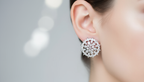 Elegant Silver Cubic Zirconia Earrings – Wedding & Festive Collection